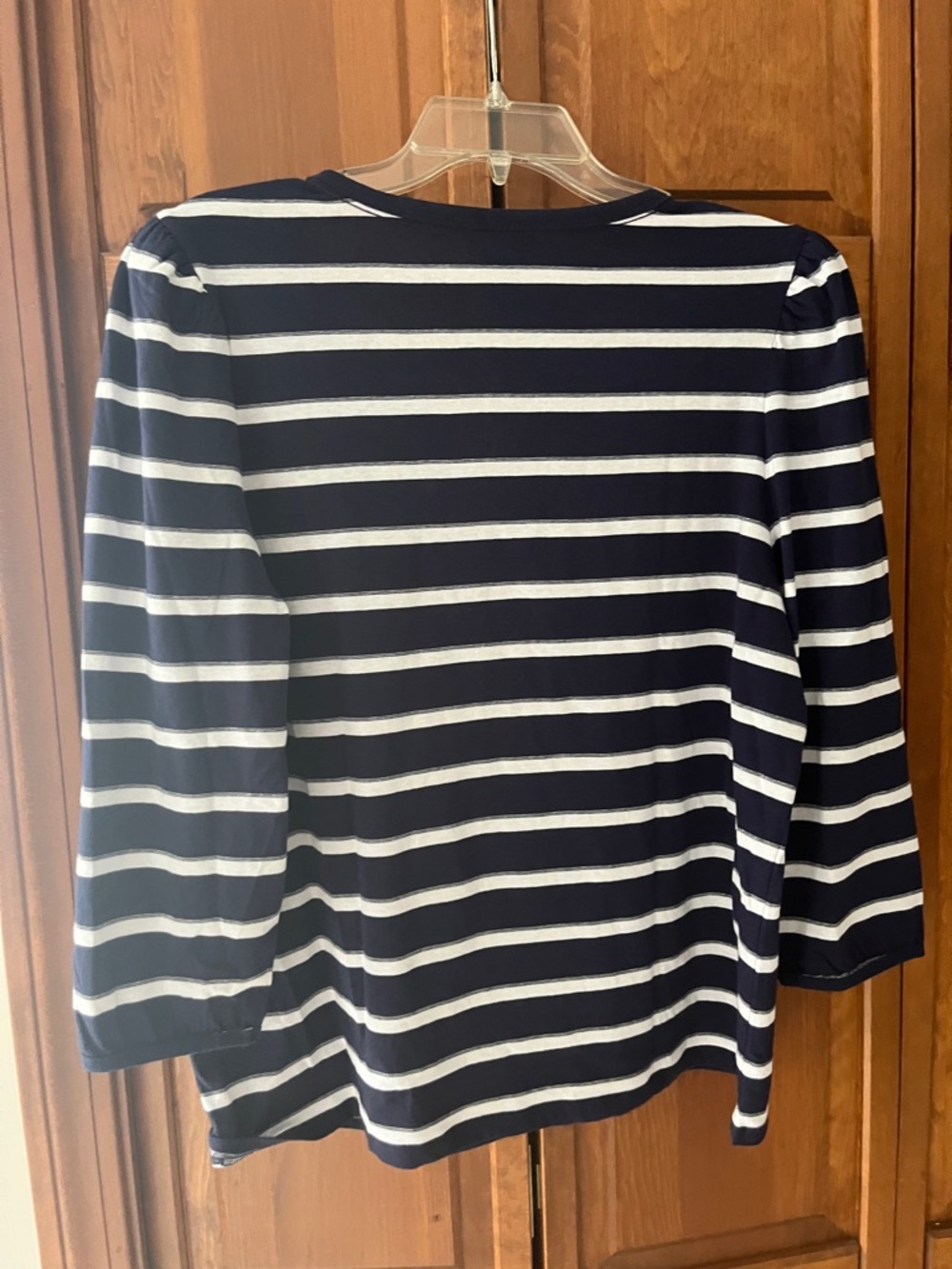 U.S. Polo Assn. Navy & White Striped Top with Red Emblem Sz. XL - Picture 6 of 8